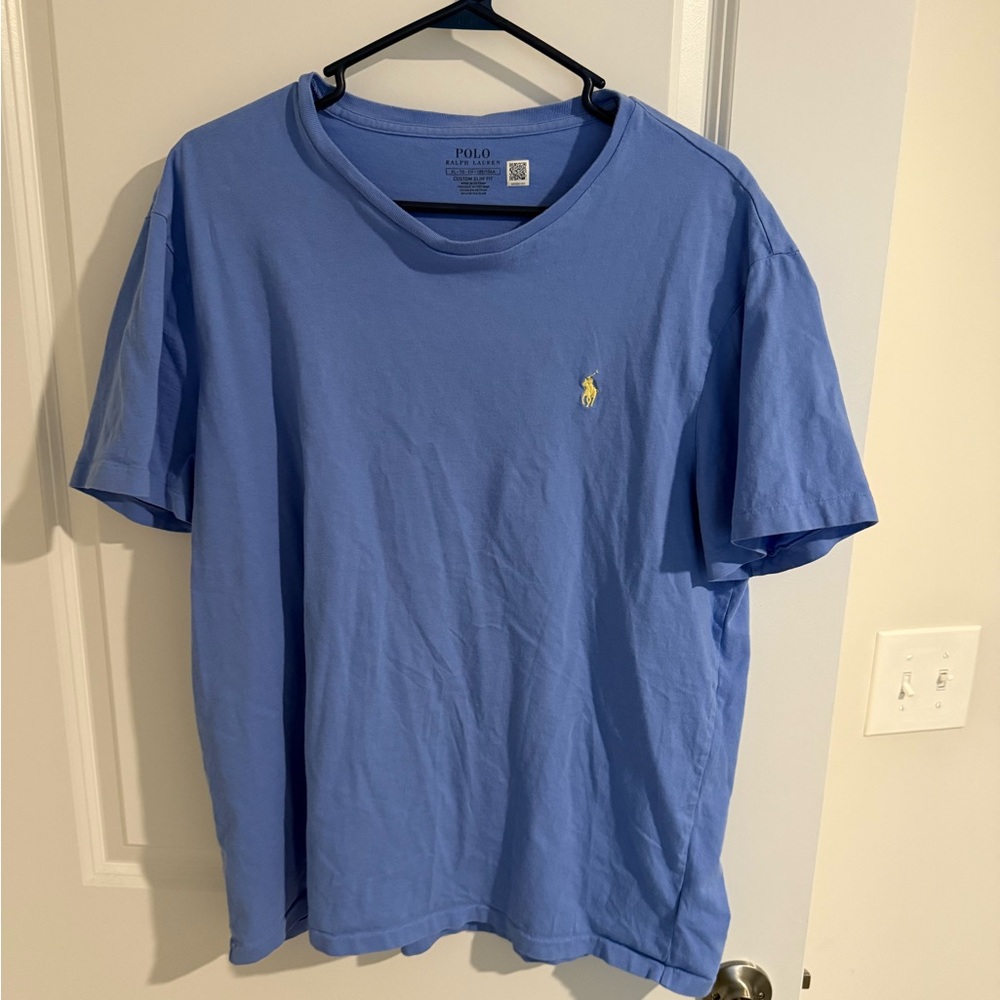 Polo by Ralph Lauren Men's Light Blue Tee